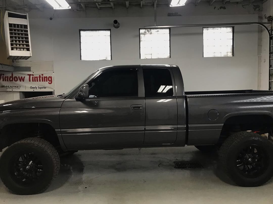 Vehicle after premium window tint installation