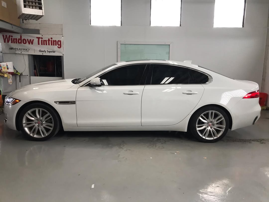 Vehicle after premium window tint installation