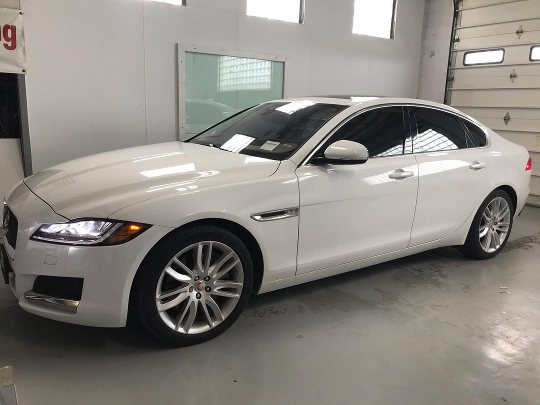 Vehicle after premium window tint installation